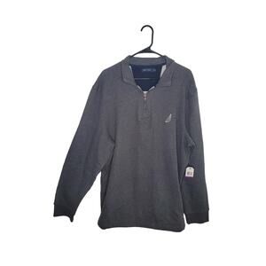 NWT Men's Nautica 1/4 Zip Pullover Sweatshirt